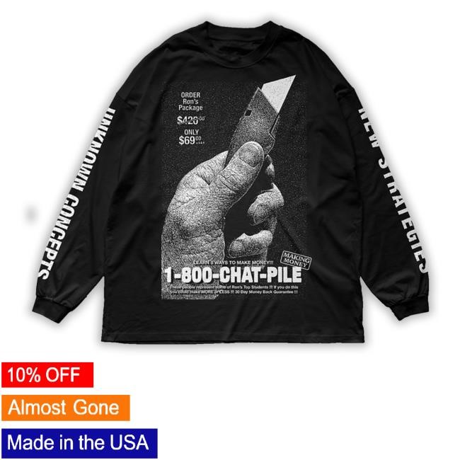 1-800 Chat Pile Black Shirt
